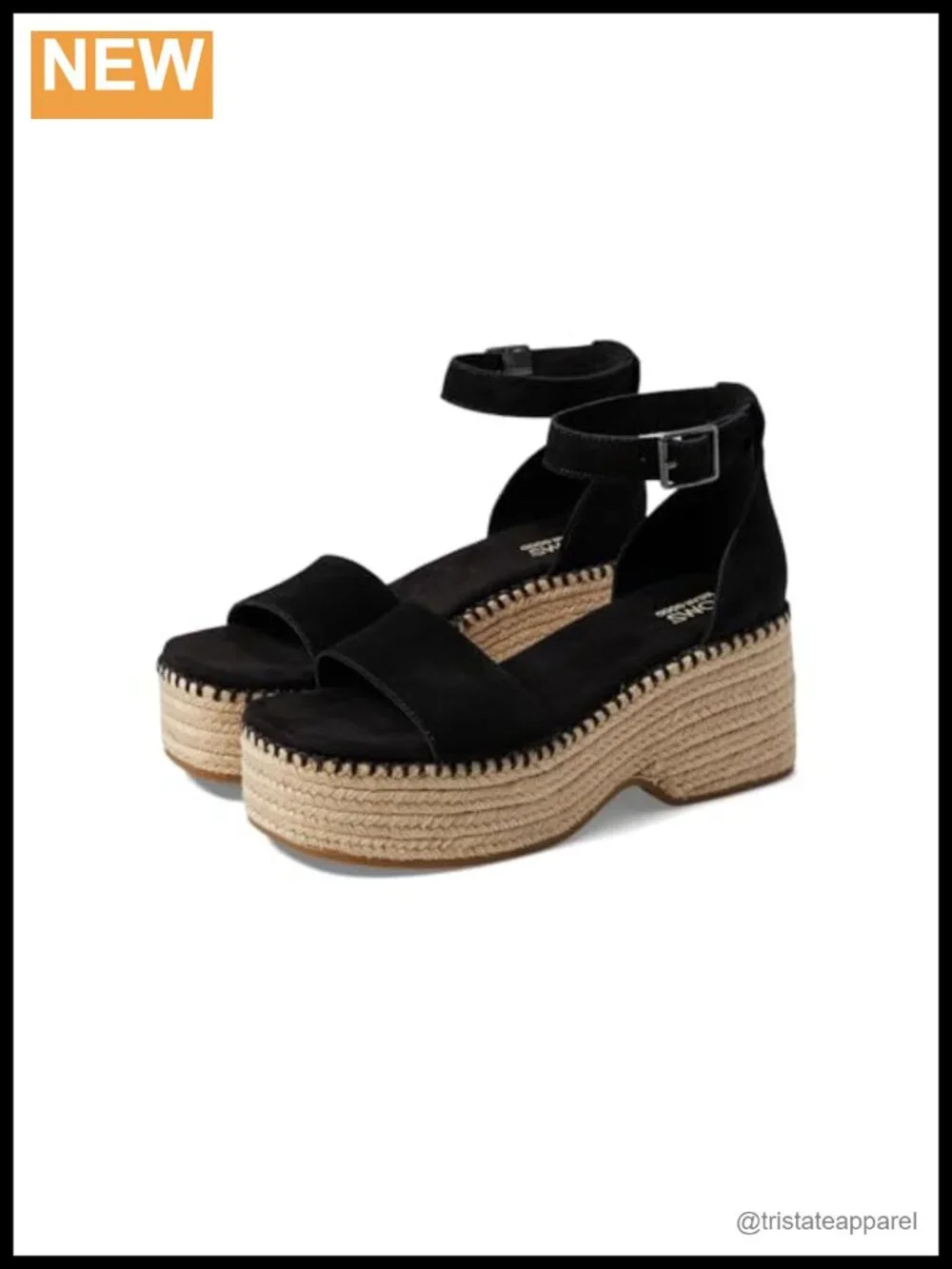 TOMS Laila Ankle Booties - Suede Platform Wedge - Women's Espadrilles